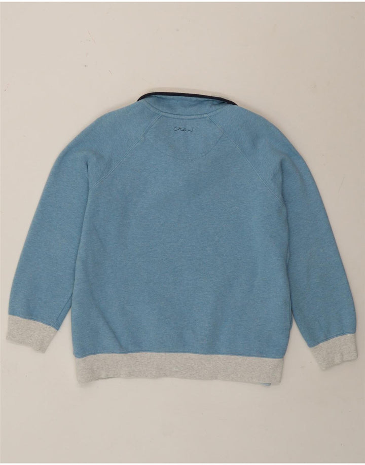 Crew Clothing Sweat-shirt pour femme UK 42 Bleu moyen Colourblock