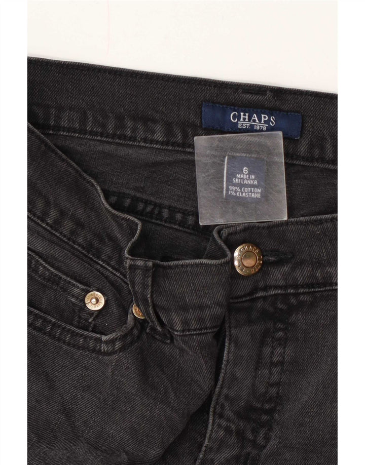 Chaps Jean droit femme US 6 Medium W30 L30 gris coton