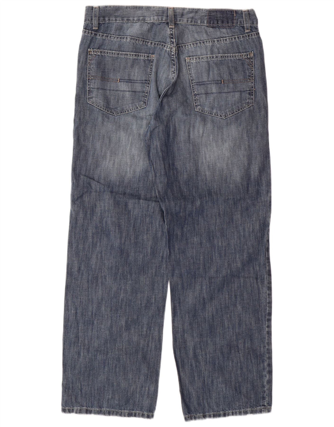 CALVIN KLEIN Jean droit homme W34 L30 bleu coton