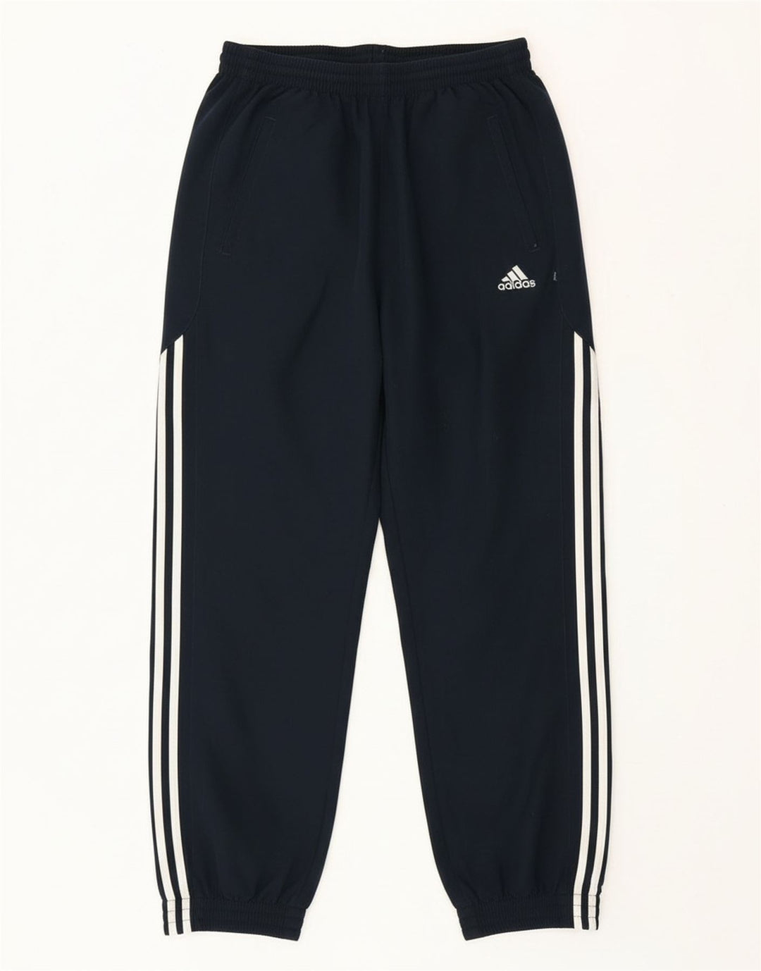 Adidas Pantalon de survêtement pour femme Joggers UK 12 Bleu marine moyen Polyester