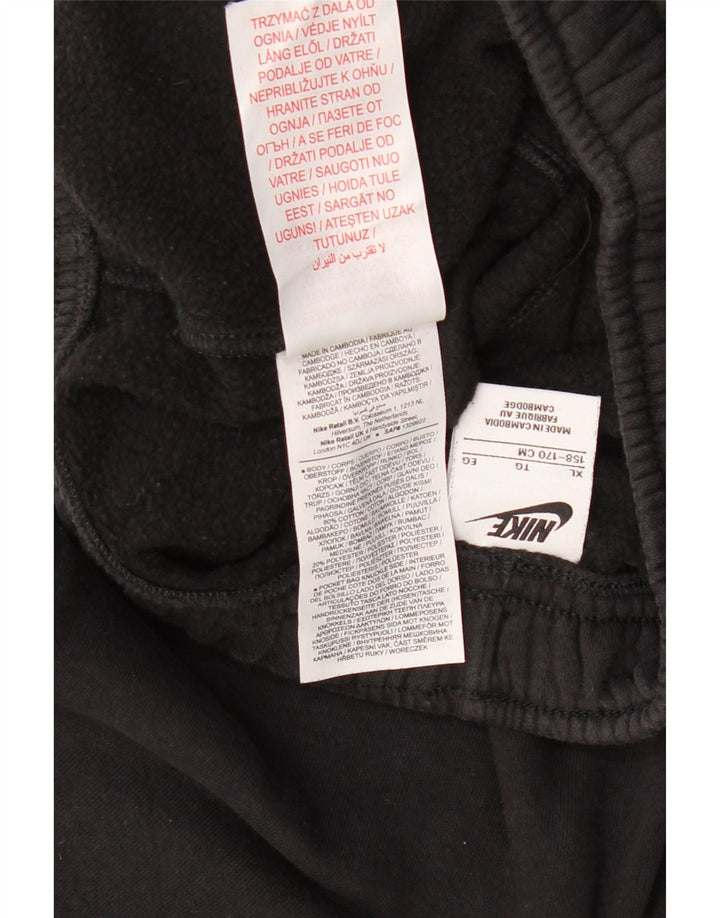 NIKE Pantalon de survêtement cargo graphique pour garçon 13-14 ans XL Noir