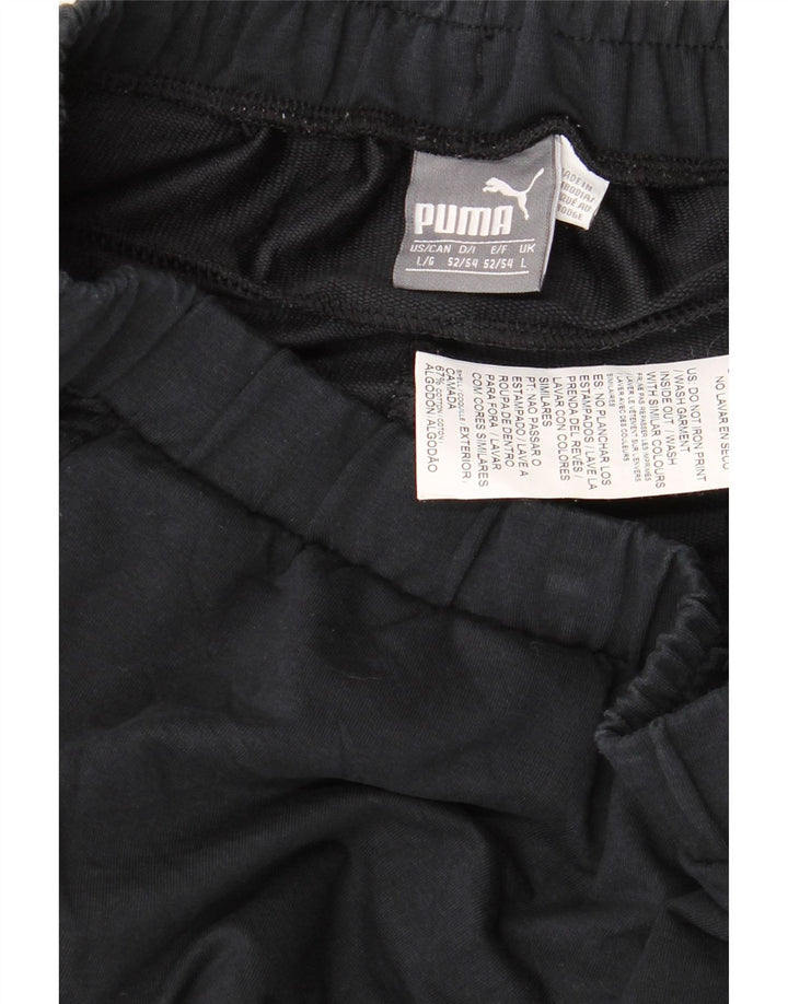 PUMA Pantalon de survêtement pour hommes Large Noir Coton