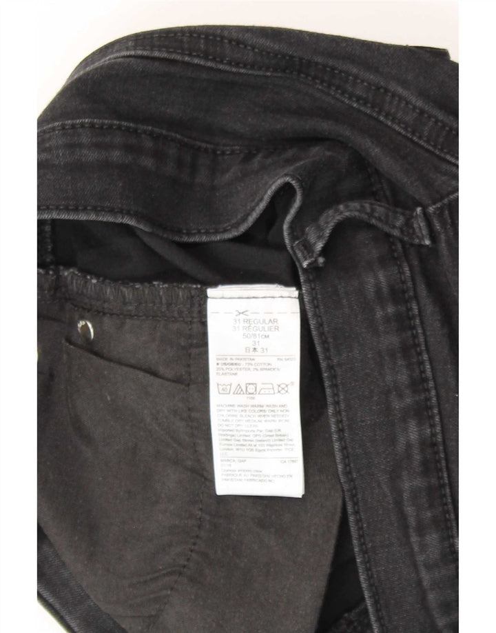 Gap Jean Droit Femme W31 L30 Noir Coton