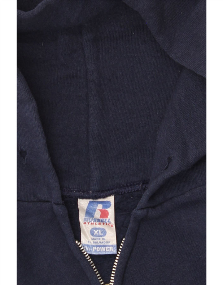 RUSSELL ATHLETIC Pull à capuche zippé Dri-Power pour femme UK 18 XL Bleu marine