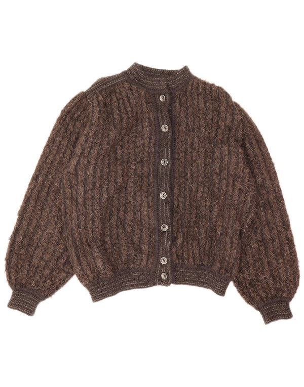 Mariedda Cardigan Femme Pull IT 46 Large Marron Rayé
