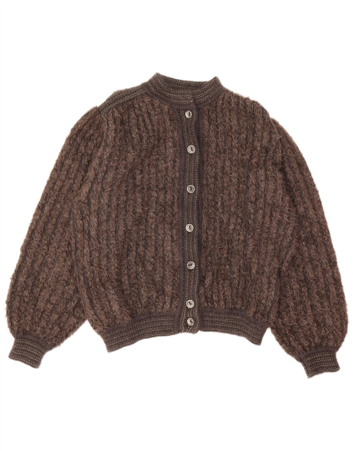Mariedda Cardigan Femme Pull IT 46 Large Marron Rayé