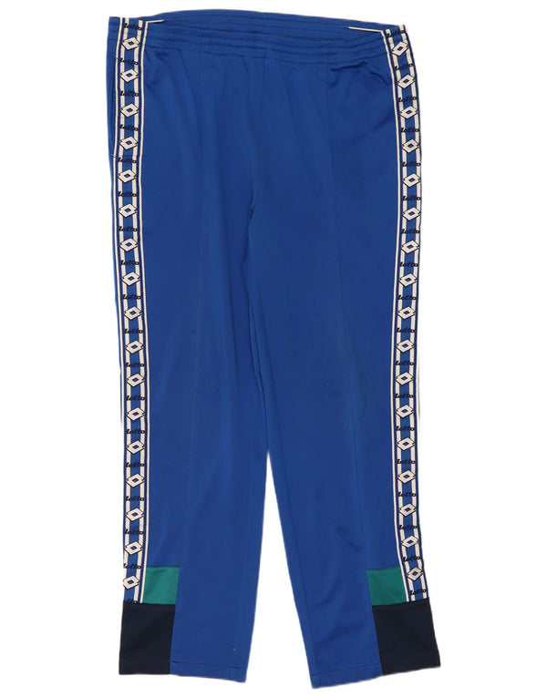Lotto Pantalon de survêtement graphique pour homme UK 42/44 XL Bleu Colorblock