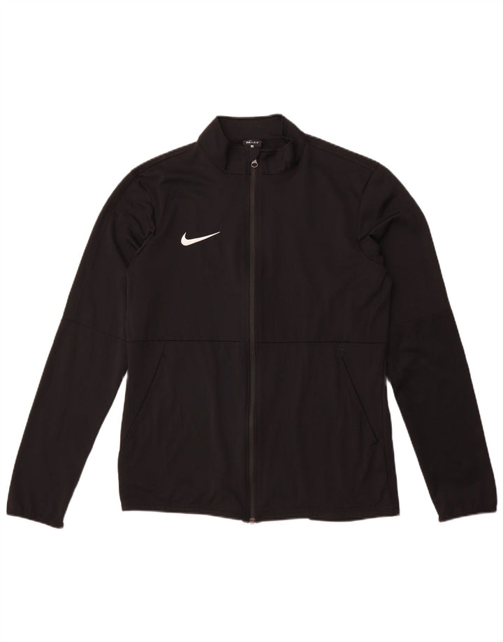 Nike Veste de survêtement Dri Fit pour homme Noir moyen Polyester