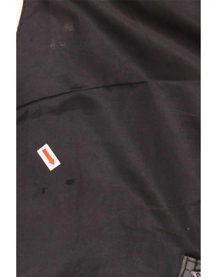 gilet en cuir homme vintage grand noir