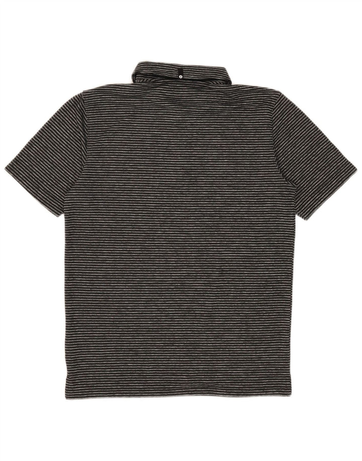 Puma Polo Homme Petit Noir Rayure Polyester