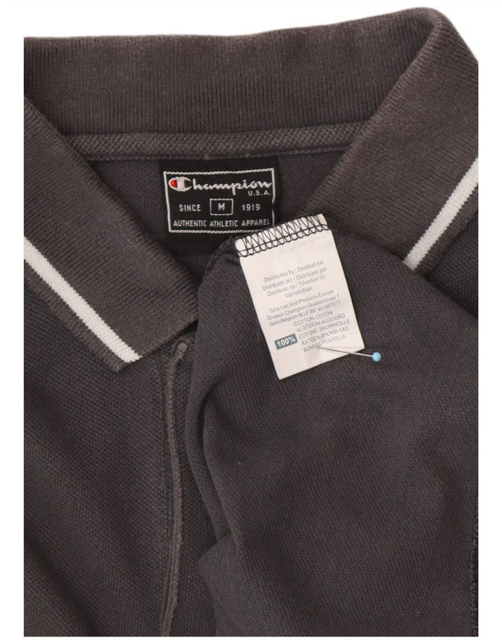 CHAMPION Polo Homme Gris Moyen Coton