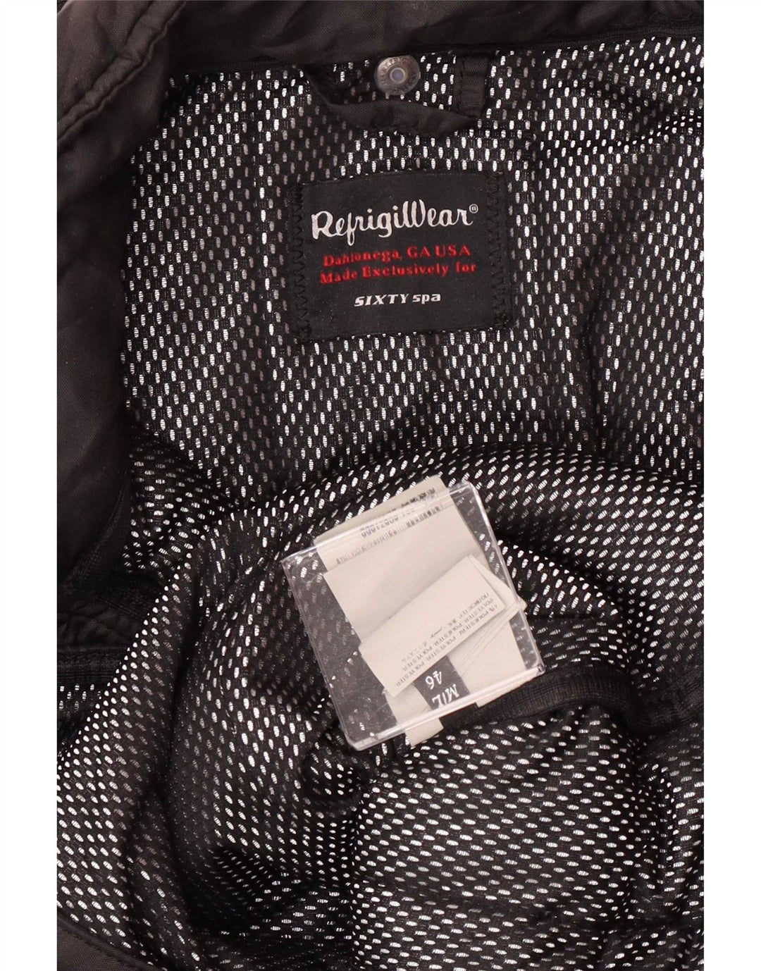 Refrigiwear Veste matelassée à capuche Sixty Spa pour femme UK 14 Noir moyen