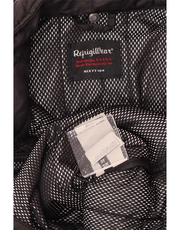 Refrigiwear Veste matelassée à capuche Sixty Spa pour femme UK 14 Noir moyen