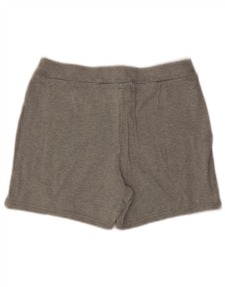 NIKE Short de sport pour femme UK 8/10 Petit gris coton