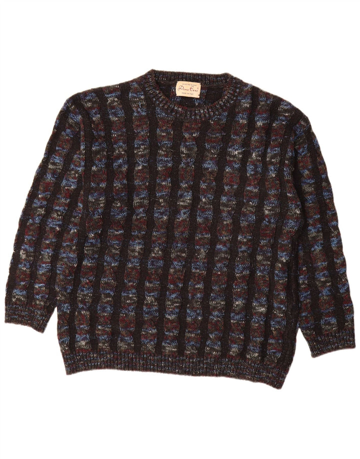 Dino Erre Pull col rond homme IT 50 rayé multicolore moyen
