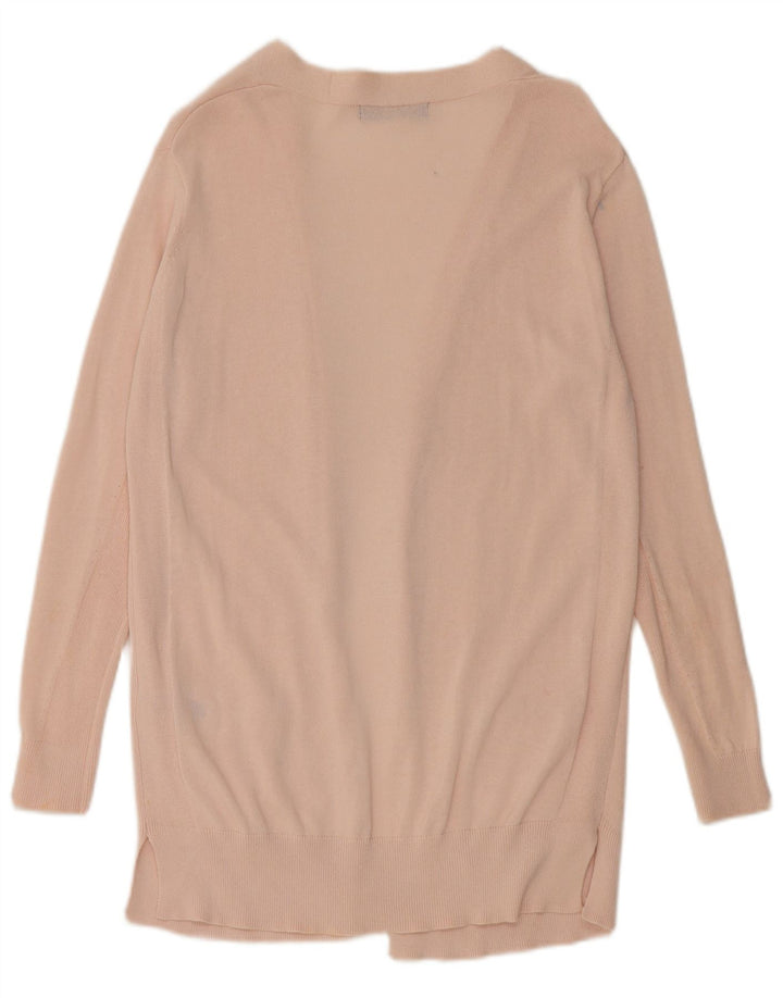 Marks & Spencer Pull cardigan long surdimensionné pour femme UK 10 Petit Rose