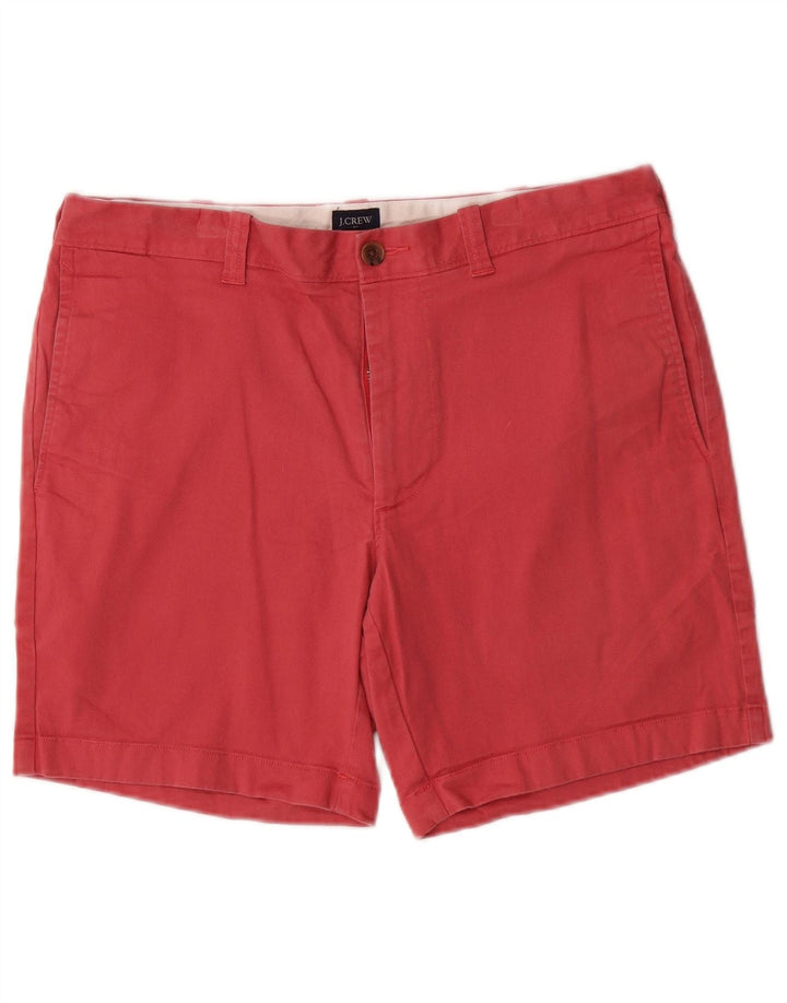 J. CREW Short Chino Homme W32 Coton Rouge Moyen