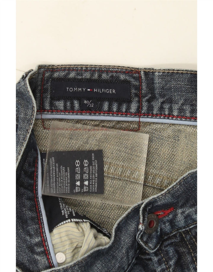 Tommy Hilfiger Jean droit homme W40 L32 bleu coton