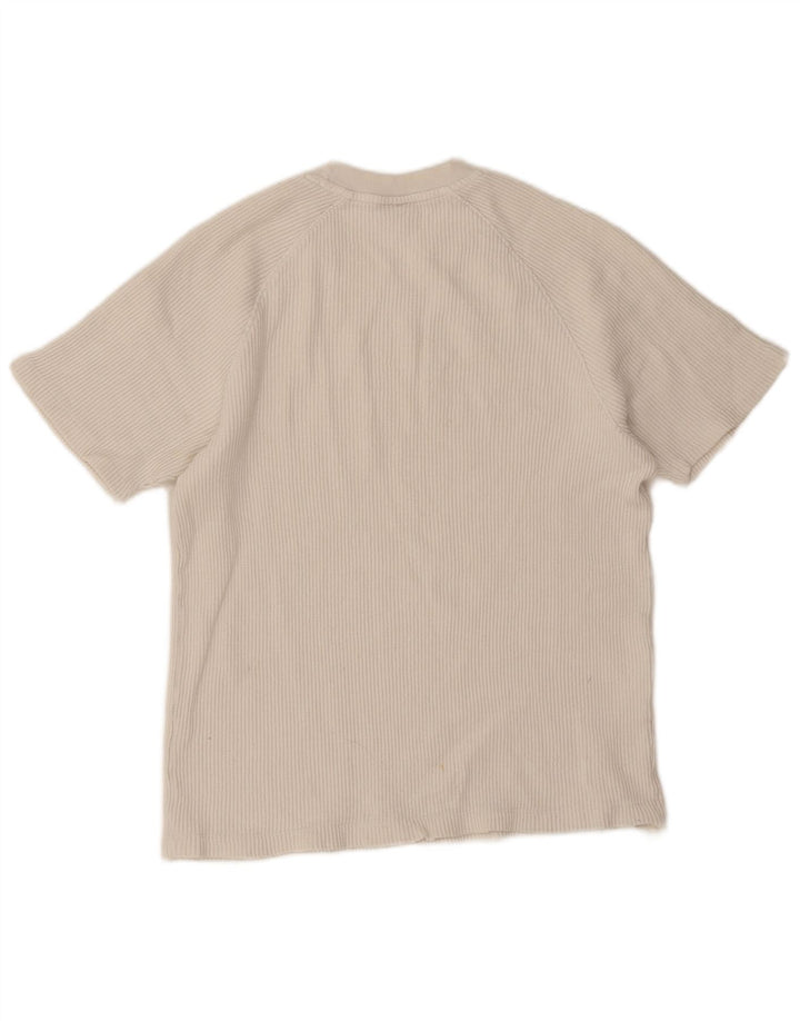 Zara T-shirt surdimensionné pour femme UK 10 Petit coton blanc