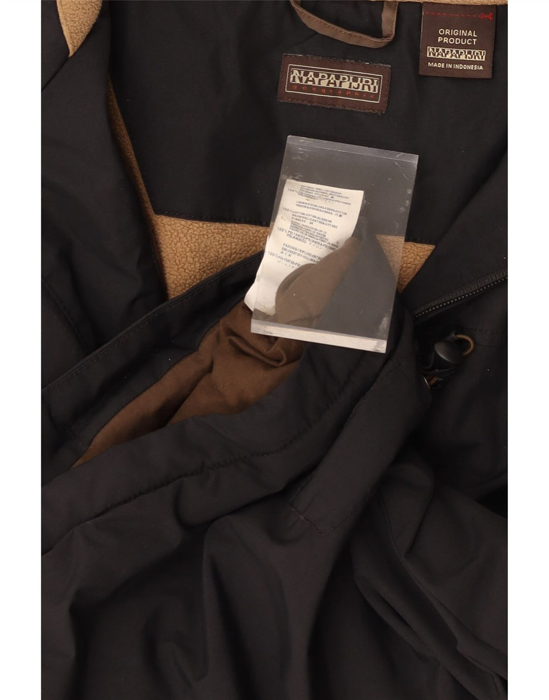 NAPAPIJRI Veste coupe-vent homme UK 42 XL Noir Polyamide