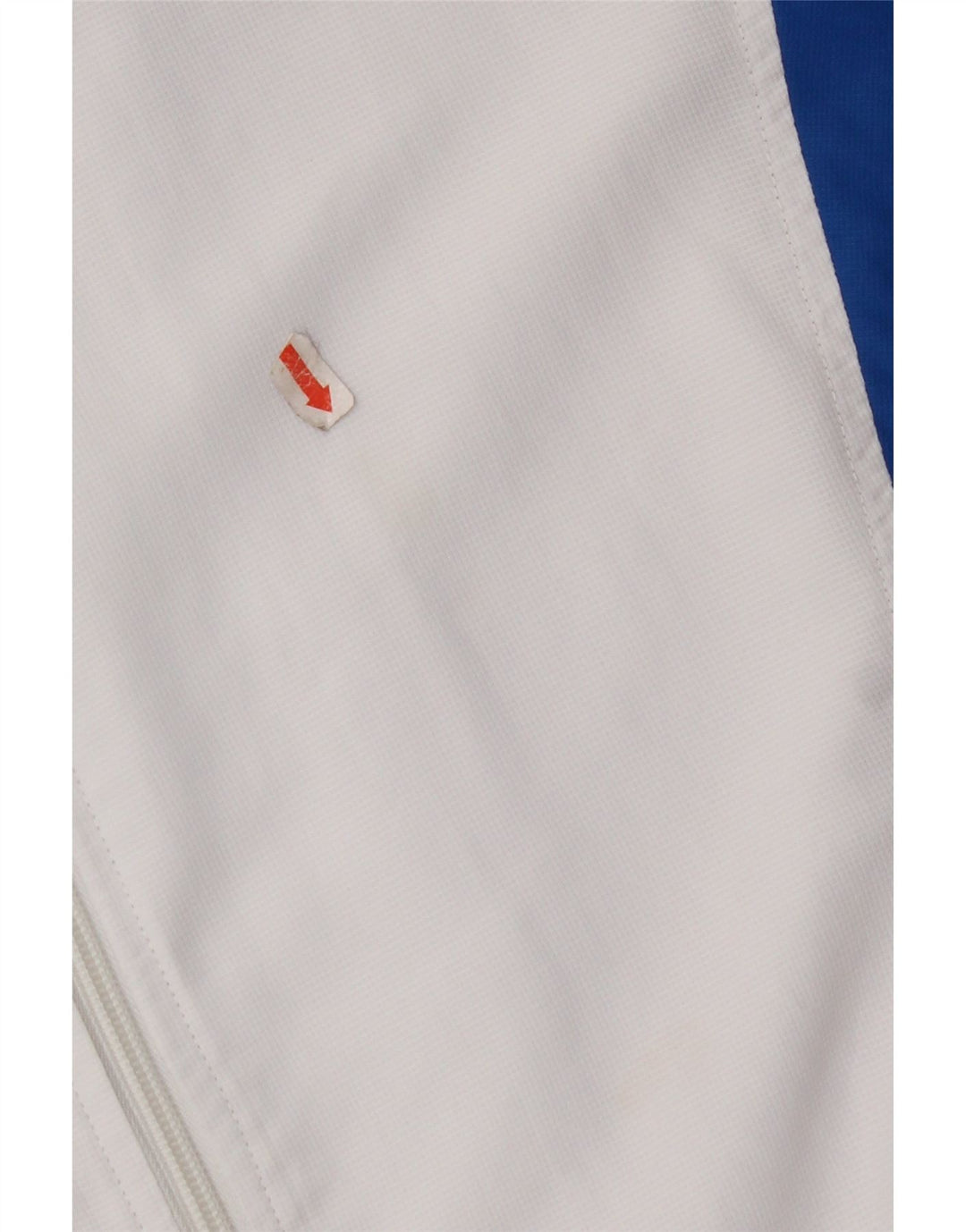 ASICS Veste de survêtement pour homme en polyester color block blanc moyen