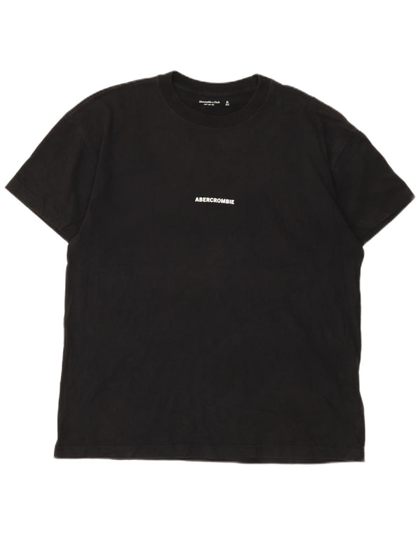 Abercrombie & Fitch T-shirt graphique pour homme XL en coton noir