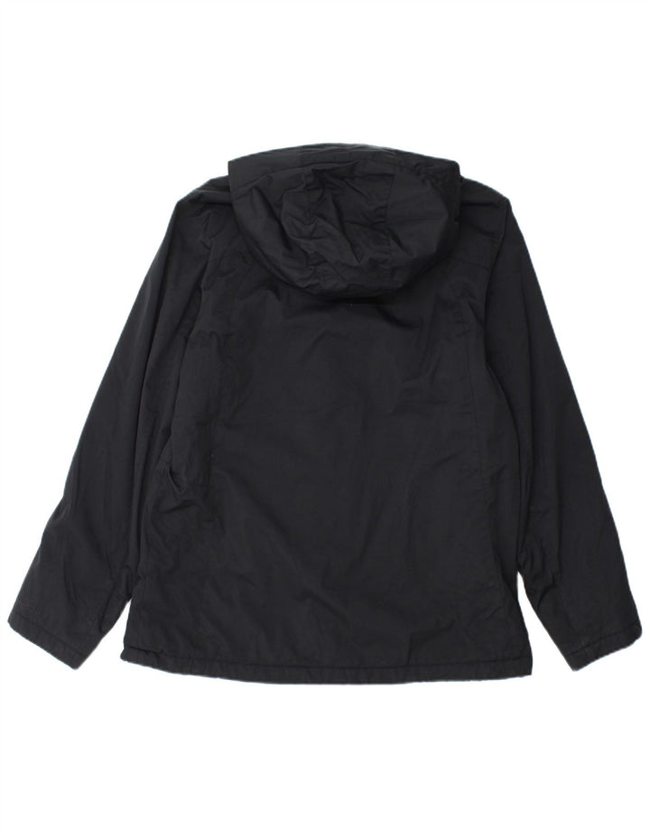 L.L.Bean Veste coupe-vent pour femme UK 14 Medium Navy Blue Nylon