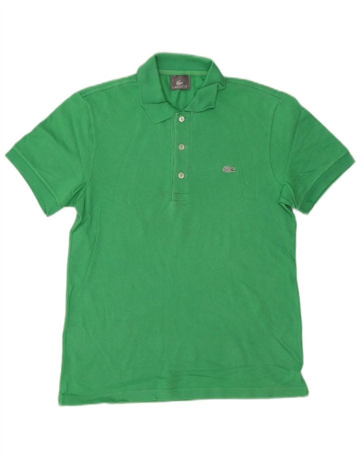 LACOSTE Polo Homme Taille 3 Petit Coton Vert