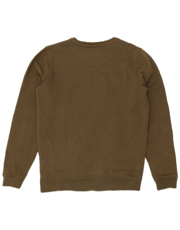 Jack Wills Sweat-shirt graphique pour garçon 14-15 ans Kaki Coton