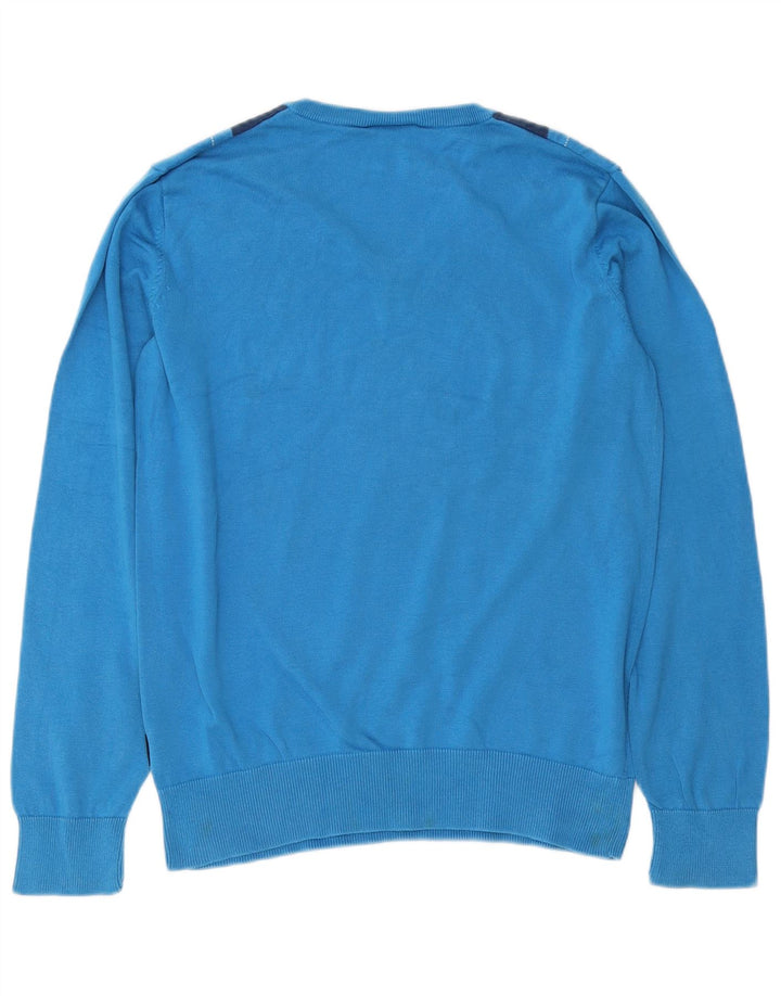 Peak Performance Pull Col V Homme Bleu Moyen Argyle/Diamant