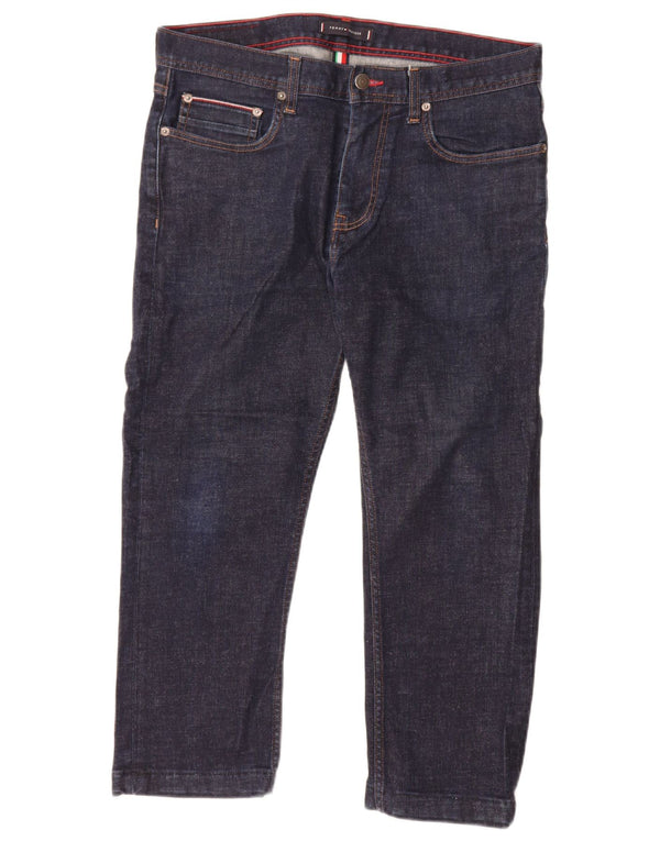 Tommy Hilfiger Jean droit Denton W34 L24 homme bleu marine en coton