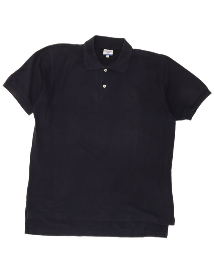Reebok Polo Homme Grand Bleu Marine Coton
