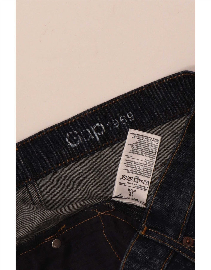 Gap Short en jean pour femme UK 12 Medium W32 Bleu Coton