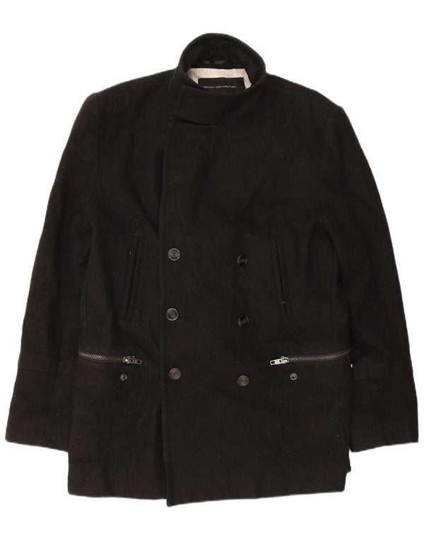 French Connection Caban pour homme UK 40 Large Noir