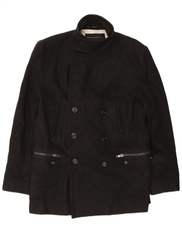 French Connection Caban pour homme UK 40 Large Noir