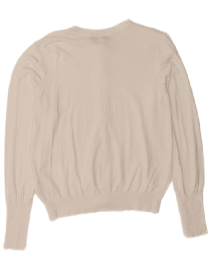 Marks & Spencer Cardigan pour femme en viscose blanche moyenne UK 44