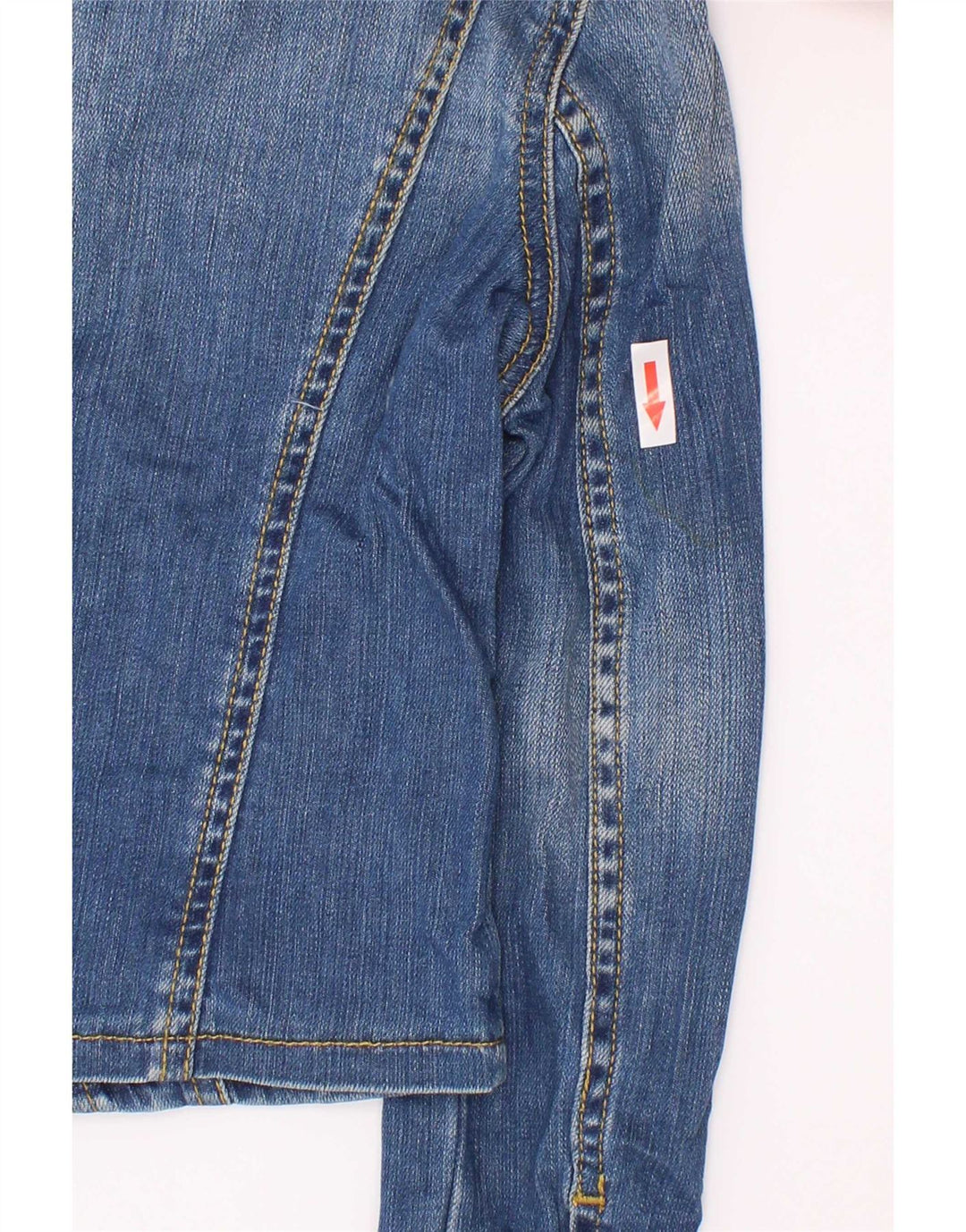 Lee Veste en Jean Fille 7-8 Ans XS Bleu Coton