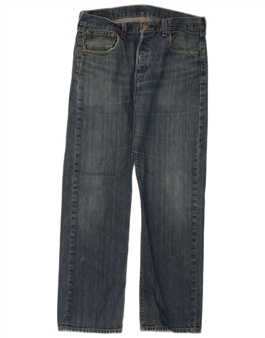 LEVI'S Jean Droit 501 Homme W34 L32 Bleu Coton