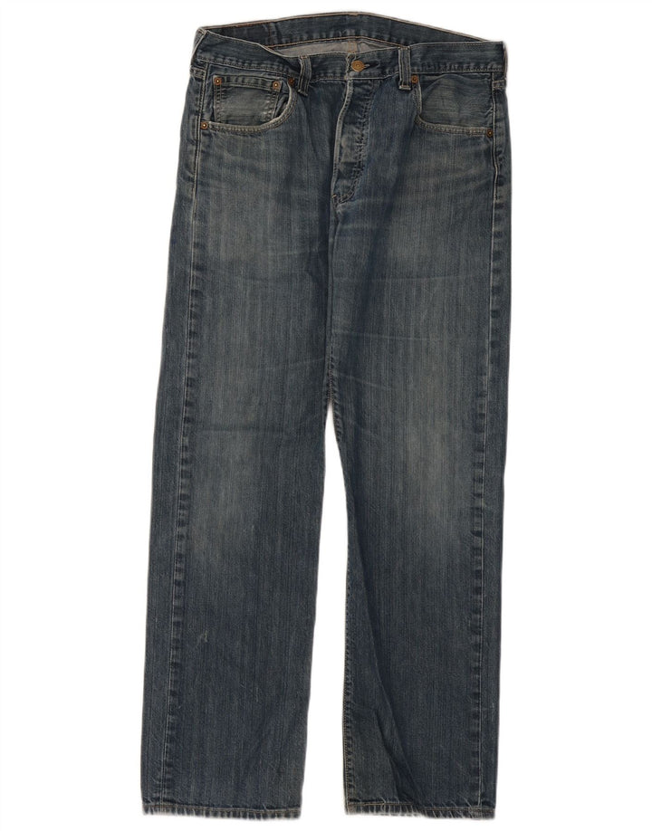 LEVI'S Jean Droit 501 Homme W34 L32 Bleu Coton