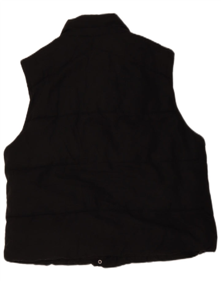 Jack Wills Gilet Femme UK 14 Large Noir Coton