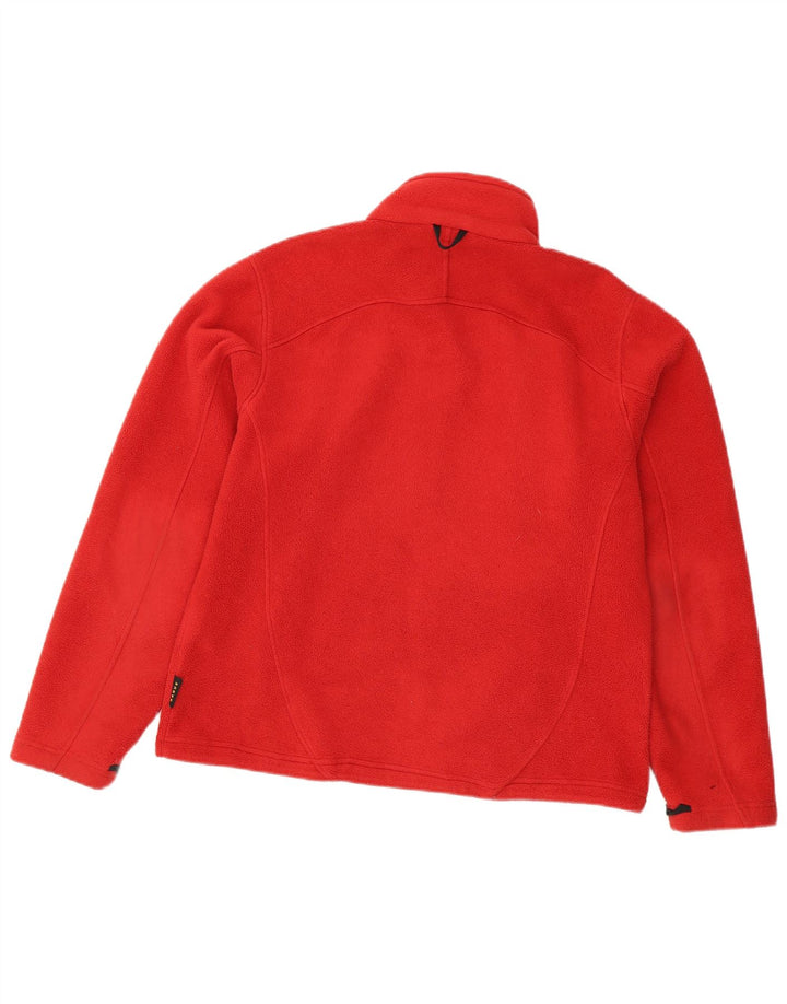 Jack Wolfskin Veste polaire doublée pour femme UK 16 Large Rouge Polyester