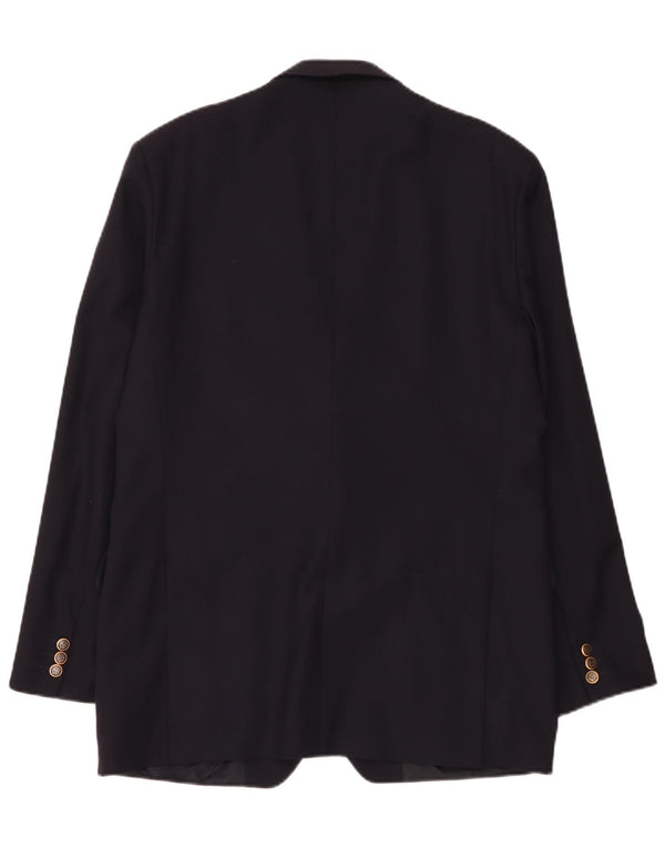 Magee Veste blazer à 2 boutons pour homme UK 42 XL Bleu marine Laine vierge