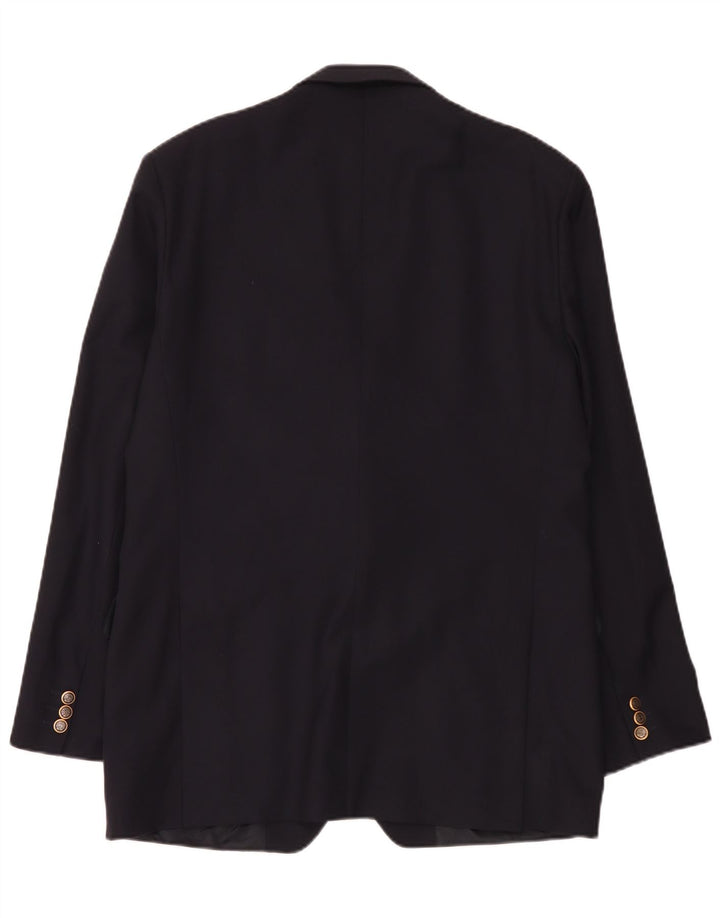 Magee Veste blazer à 2 boutons pour homme UK 42 XL Bleu marine Laine vierge