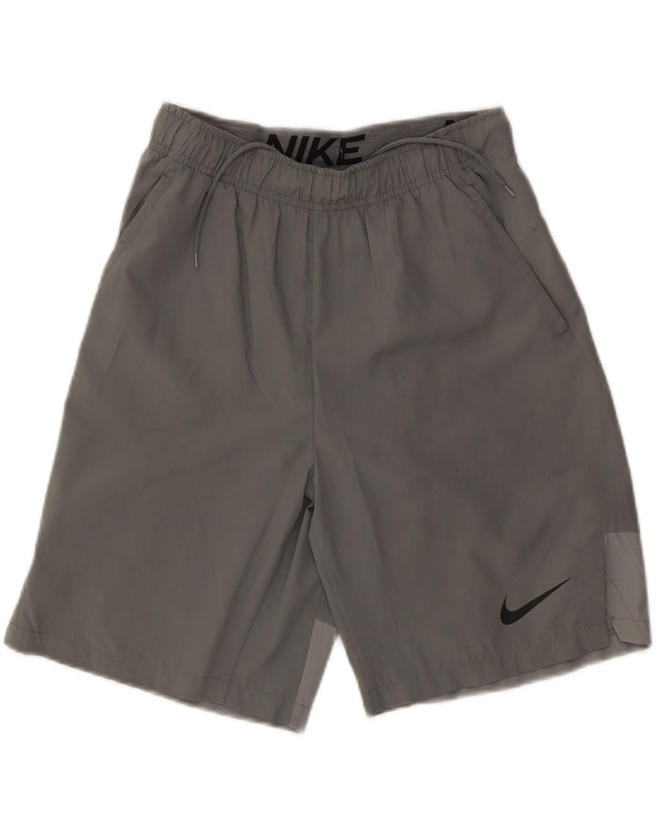 Nike Short de sport Dri Fit pour homme Petit gris Polyester
