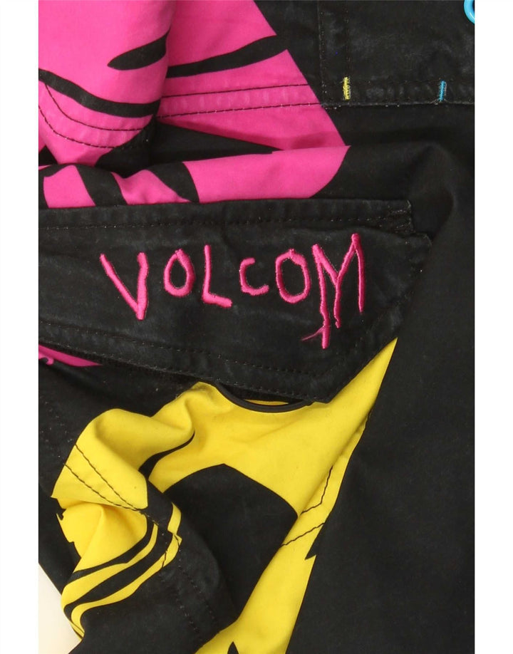 Volcom Short de Bain Graphique Homme Noir Moyen Polyester