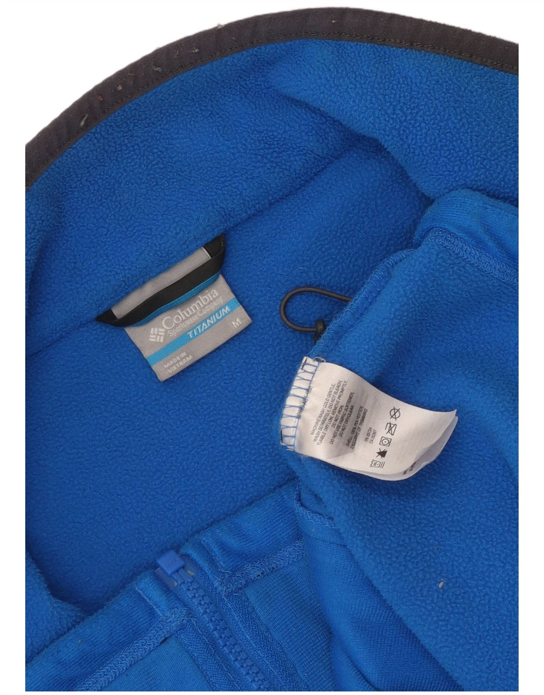 Columbia Veste polaire Titanium pour homme UK 38 Bleu moyen Polyester
