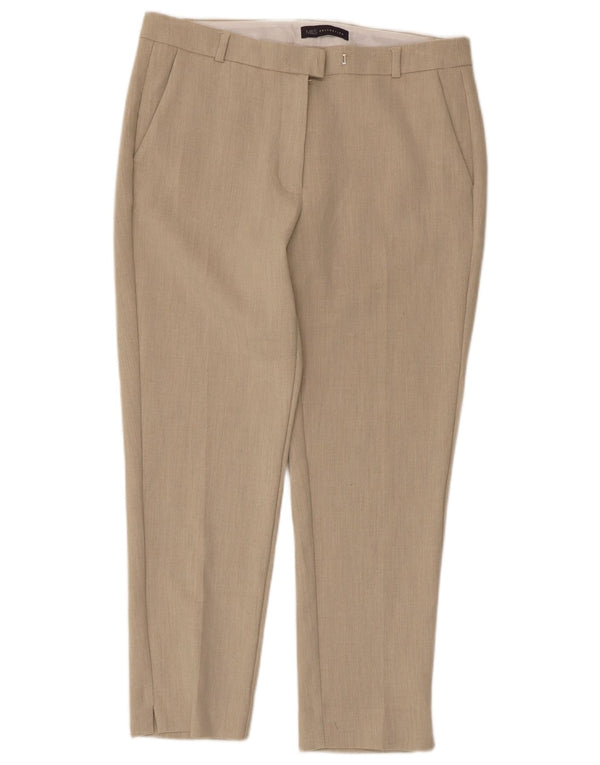 Marks & Spencer Pantalon court pour femme UK 12 Medium W32 L25 Beige