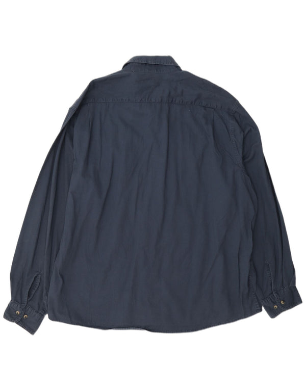 Wrangler Chemise Homme 2XL Bleu Marine Coton