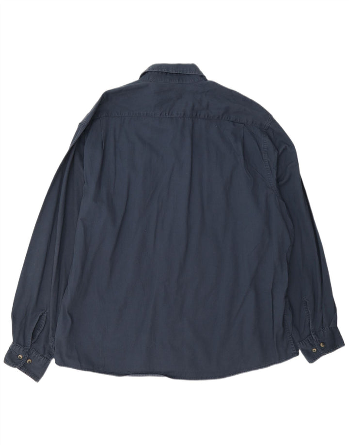 Wrangler Chemise Homme 2XL Bleu Marine Coton