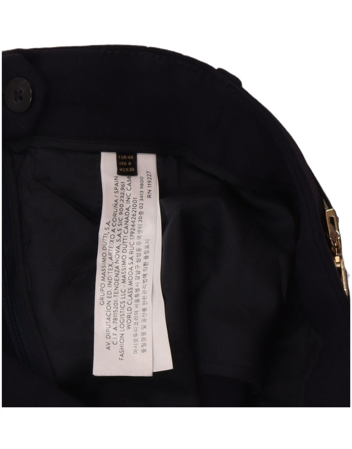 MASSIMO DUTTI Pantalon Chino Femme EU 40 Medium W30 L28 Bleu Marine